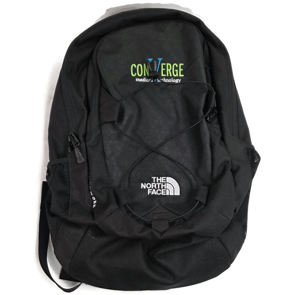 The North Face Black Groundwork Backpack FlexVent Laptop Bag Travel Daypack